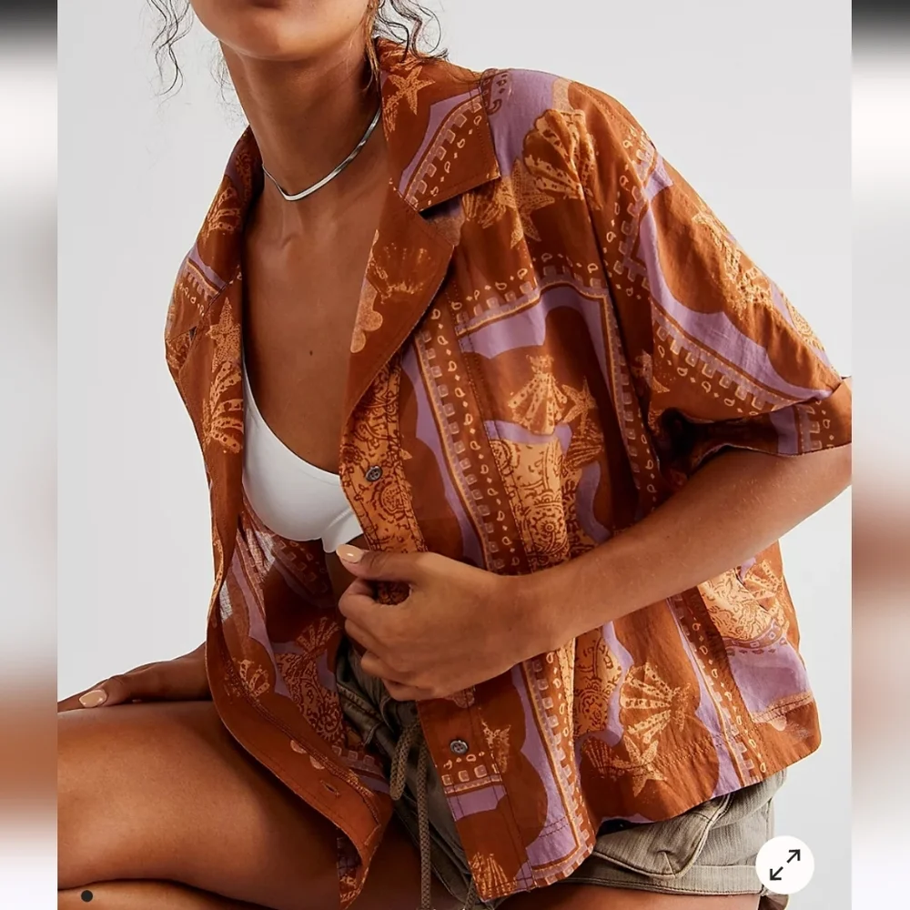 We The Free Buenos Aires Top Sz S NWOT Oversized - Picture 6 of 6